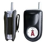 Samsung SPH-A700 / SPH-A740 / SPH-A760 / SPH-A800 / SPH-A860 / SPH-A900 / SPH-A960 Premium Quality Cell Phone Pouch Case - Includes TWO Bonus Charm Holders - Anaheim Angels - Oficially MLB Licensed
