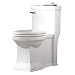 American Standard 2847.128.020 Town Square FloWise  RH Elongated One Piece Toilet, White