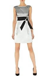 Lace and Fabric Mixing Dress