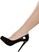 SALE Hideout Hollywood Heels Black P.U. Size: 5 1/2 High Heel
