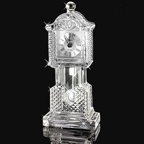 CRYSTAL GRANDFATHER CLOCK by Godinger