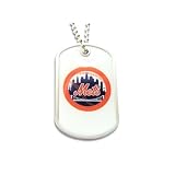 New York Mets Dog Tag Necklace Charm Chain