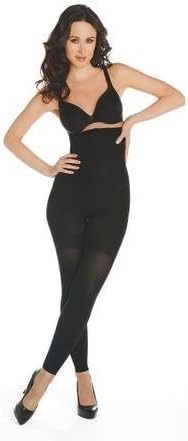 ShaToBu Get Fit! Calorie Burning High Waist Shaping Footless Tights L Black