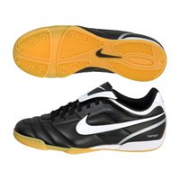 NIKE Tiempo Natural LL IC New Indoor Soccer Shoes Lace-Ups Shoes Black Mens