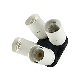 SD 1 to 4 E27 Lamp Holder for Camera + Worldwide free shiping