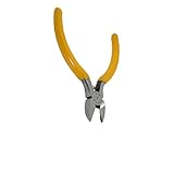 uxcell ニッパー　ワイヤー カッター プライヤー イエローの側 4 . 5 インチ 117 mm プラスチック メタル