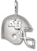 Kansas Jayhawks Solid Sterling Silver ''KU'' Helmet Pendant