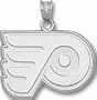 Philadelphia Flyers "P Logo" 5/8" Pendant - Sterling Silver Jewelry