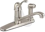 Gerber Allerton Series 40350SS Single Handle Kitchen Cast Spout Faucet with 9-1 16 Spout... by Gerber