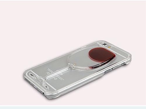 Iphone5 5s Case, VINDVIN (2015 Version),liquid Case for Iphone5 5s,fashion Creative 3d Design Flowing Liquid Red Wine Glass Clear Back Hard Case Cover for Apple Iphone 5 5s(red Wine Glass)