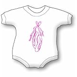 Pink Dance Ballet Dancer Slipper Shoes Baby Ultrasoft Onesie