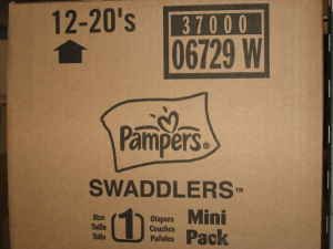 Pamper Swaddler Size 1 (240 diapers)