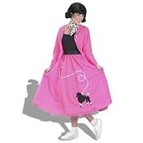 Pony Express - POODLE SKIRT & SWEATER - ADULT MEDIUM COSTUME