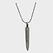 Silver Star TIN BULLET Pendant Necklace