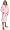 Turkishtowels 100% Cotton Terry Velour Hooded Kids Bathrobe: Made in Turkey, Free Embroidery (ages 3-6 S/M, Pink)