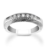 .25 ct. t.w. Diamond Wedding Band In 14kt White Gold. Size 6