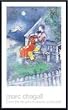 Art Poster Metal Framed Print - Lovers - Artist: Marc Chagall- Poster Size: 34 X 21