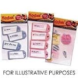 Kodak Dimensional Self Adhesive Stickers - Baby Girl Tag Assortment