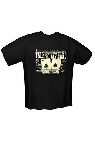 T-Shirt Talk To My Hand black Gr.L
