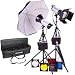 Flashpoint 620M Portrait Wedding Monolight Kit, with Two 620M Monolights, Portable Battery Packs, Stands, Umbrellas, Barn Door kit