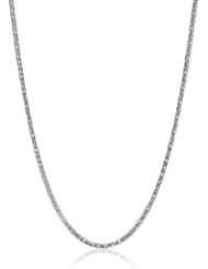 14k Yellow Gold .7mm Diamond-Cut Wheat Chain Necklace
