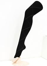 Yelete Killer Legs Tights - Dotted Diamond Outlines Cotton Tights