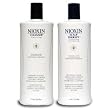 Nioxin Cleanser and Scalp Therapy System 2 Liter Set (33.8 oz) for Noticeably of Thinning Hair