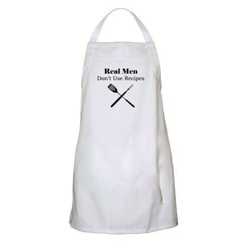 Real men don't use recipes apron - Father's Day Gift
