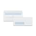 Quality Park 21418 Quality Park Redi-Seal Left-Window Security Tint Envelopes, #10, White, 500/Box