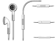 Apple Earphones mit Fernsteuerung und Mikrofon MB770G/B - Kopfh�rer - Headset - Modell 2010