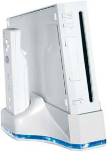 Wii 4-1 Cooling Stand With 110/240 Volt AC Adapter