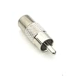 RiteAV - RCA Male to F-type Female Adapter