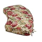 Fire Pit Bench Cushion (42"x17"x3") - Garden Rose Brick Print - Improvements