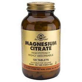 Solgar Magnesium Citrate Tablets 120 Tablets
