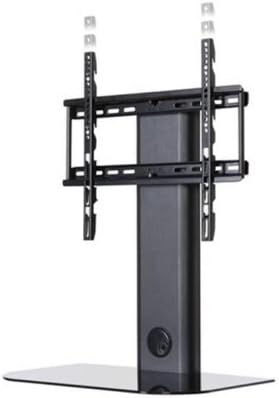 Fitueyes FTT105501GB Swivel TV Wall Mount 1-tier Glass Shelf Adjustable Brackets - 32 to 50 inch