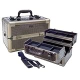 Sephora Brand Luxury Chocolate Croc Print Train Case