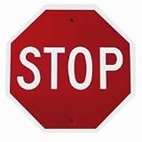 Stop Sign Die-Cut Photographic Magnet