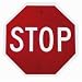 Stop Sign Die-Cut Photographic Magnet