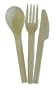 Jaya Biodegradable Knife/Fork/Spoon Combo Pack, 250-Count Case