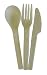 Jaya Biodegradable Knife/Fork/Spoon Combo Pack, 250-Count Case