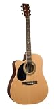 Johnson JG-624-CN 620 Player Series Cutaway Acoustic Guitar, Left-Handed