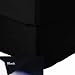 MARRIKAS 300TC Egyptian Cotton QUEEN Bed Skirt BLACK WOVEN SQUARE Image
