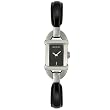 Gucci Women's 6800 Series Black Leather Watch #YA068512