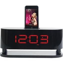 Coby AM/FM Dual Alarm Clock/Radio for iPod Docking (Black)