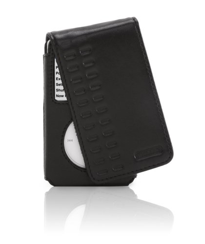 Childrens Toyshop  Electronics : Griffin Elan Convertible - Leather Flip-Top Case For iPod Classic - Black