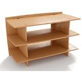 Legar 24-by-38-Inch Media Stand, Wheat