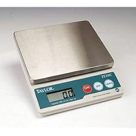 Taylor Precision Products Compact Digital Portion Scale, 10 lb