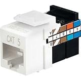 Leviton QuickPort Cat 5e Snap-In Connector - White
