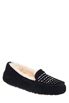 Big Sale Best Cheap Deals UGG Women's Ansley Bling Slipper (Black Suede 8.0 M)