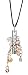Miss Sixty Multi-Charm Drop Pendant